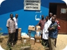 Crozierville Reproductive Health Center receiving some of the medical Items        